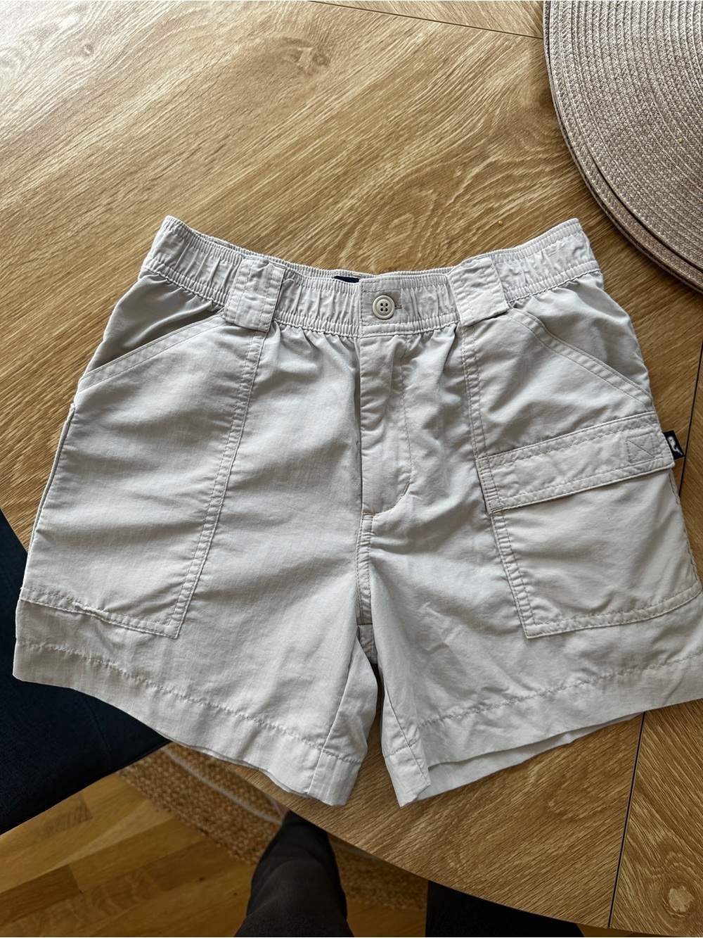 Vineyard Vines Boys Light Beige Cargo Shorts